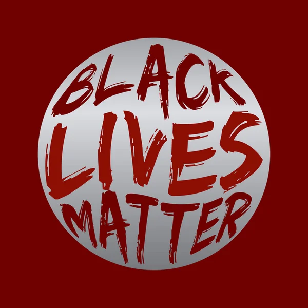 Black Lives Matter Малювання Типографії Дизайну Ілюстрацій — стоковий вектор