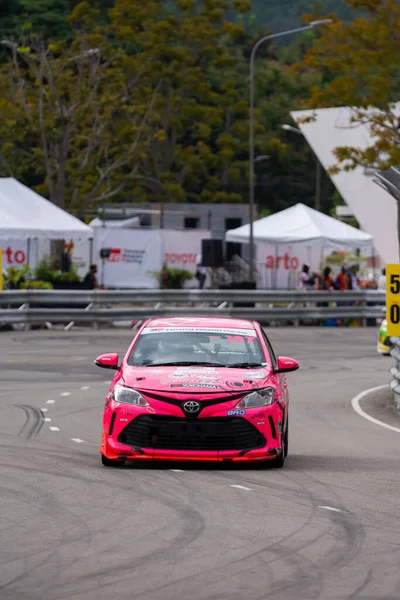 Chiangmai November 2021 Toyota Racing Car Track Road High Speed — Stock Photo, Image