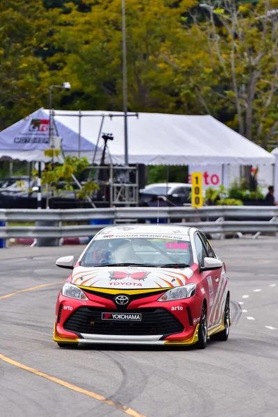 Chiangmai November 2021 Toyota Racing Car Track Road High Speed — Stock Photo, Image