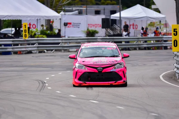 Chiangmai November 2021 Toyota Racing Car Track Road High Speed — Stock Photo, Image