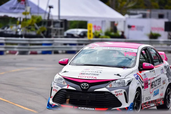 Chiangmai November 2021 Toyota Racing Car Track Road High Speed — Stock Photo, Image