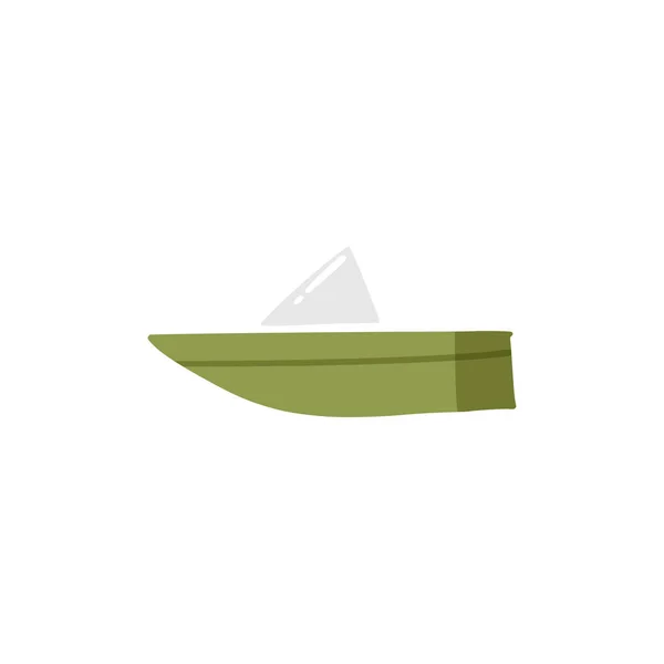 Cute Doodle Sailboat Hand Drawn Style Design Boat Children Nursery — Stockový vektor