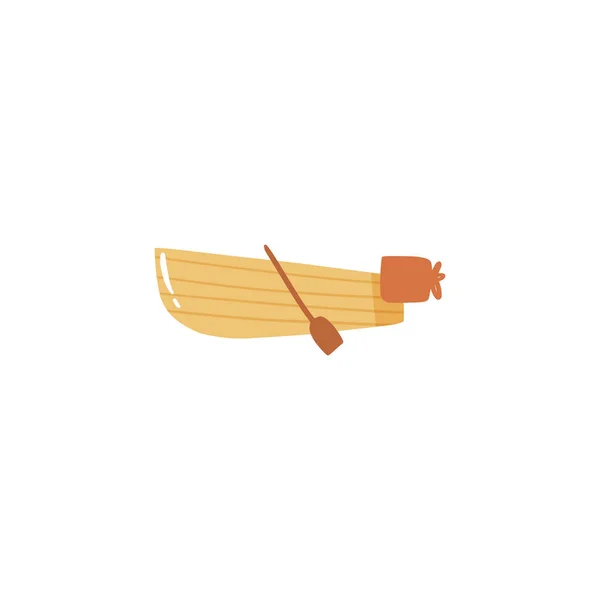 Cute Doodle Sailboat Hand Drawn Style Design Boat Children Nursery — Vetor de Stock