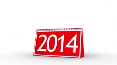 (mat ile yeni yıl 2014 takvim)