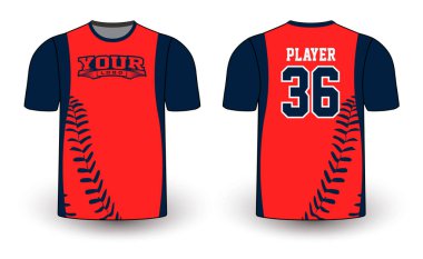 Tüm spor oyuncusu forma tasarımları zarif ve vahşi görünümlü. Spor kıyafetleri şablonu tüm sporlar için mükemmel. Gelişigüzel giyinen tasarımlar, gömlekler, moda giysileri ve her türlü spor malzemesi. 