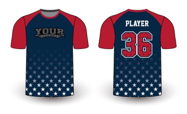 Tüm spor oyuncusu forma tasarımları zarif ve vahşi görünümlü. Spor kıyafetleri şablonu tüm sporlar için mükemmel. Gelişigüzel giyinen tasarımlar, gömlekler, moda giysileri ve her türlü spor malzemesi. 