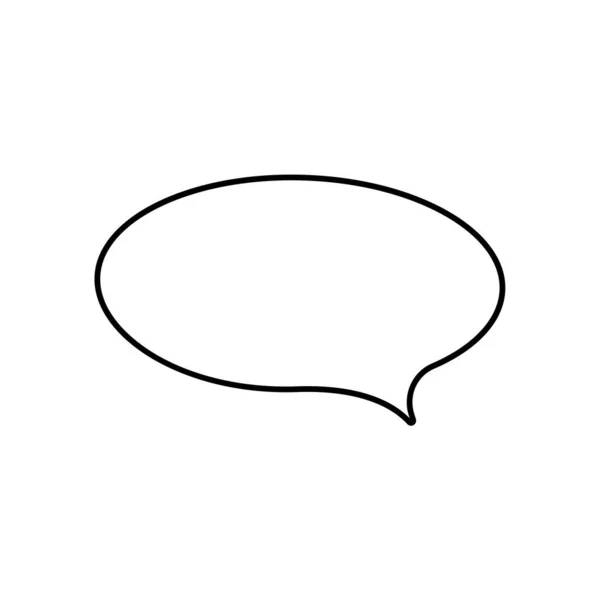 Chat pictogram, spraak bel pictogram, tekst chat pictogram. Communicatieknop - communicatiesymbool. — Stockvector