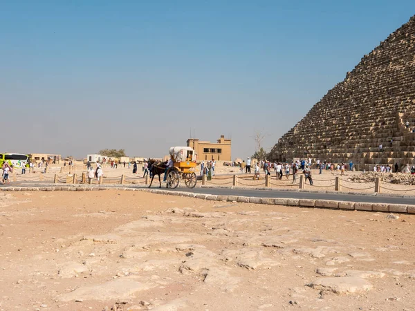 Gizeh Caïro Egypte September 2021 Piramide Van Cheops Grootste Van — Stockfoto