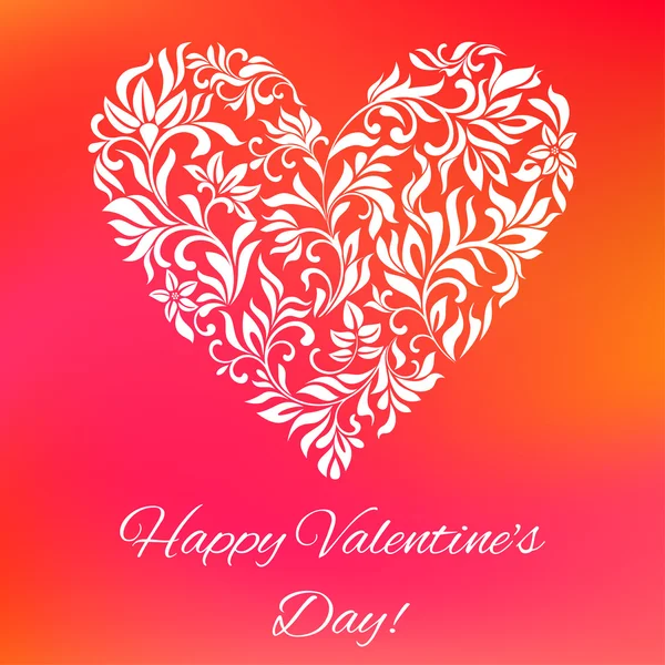Card - Happy Valentine's day! — Stock Vector