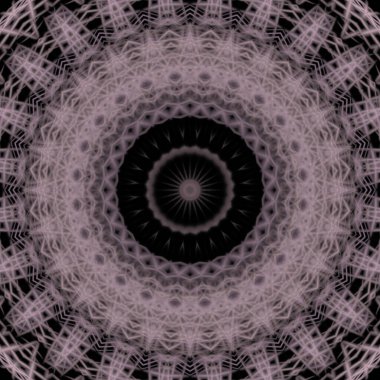 Kaleydoskop soyut sanat güzel fantezi fraktal grafik mandala 3D canlandırma