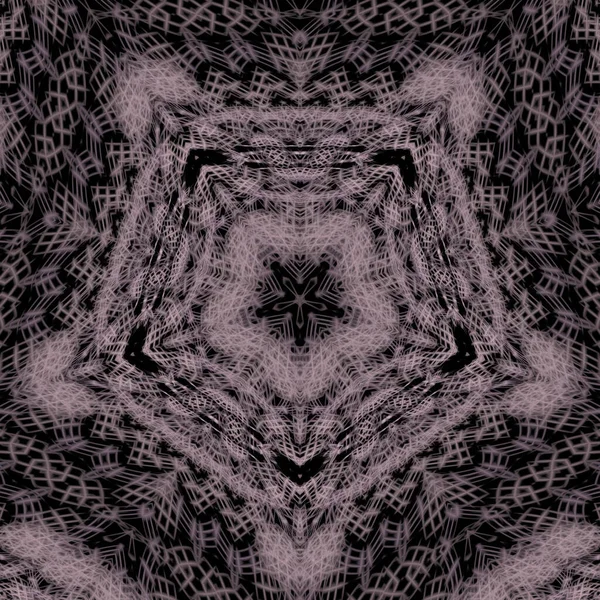 Kaleidoscope Arte Abstrata Bela Fantasia Fractal Ilustração Gráfica Mandala Render — Fotografia de Stock