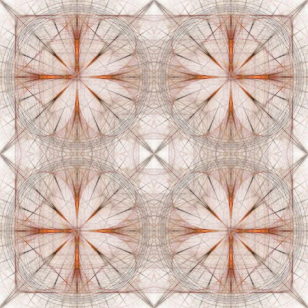 Kaleidoskop Abstraktní Umění Krásné Fantasy Fraktální Grafické Ilustrace Mandala Render — Stock fotografie