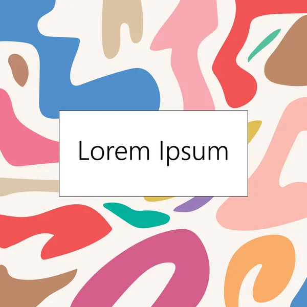 Metinli vektör soyut şablonu