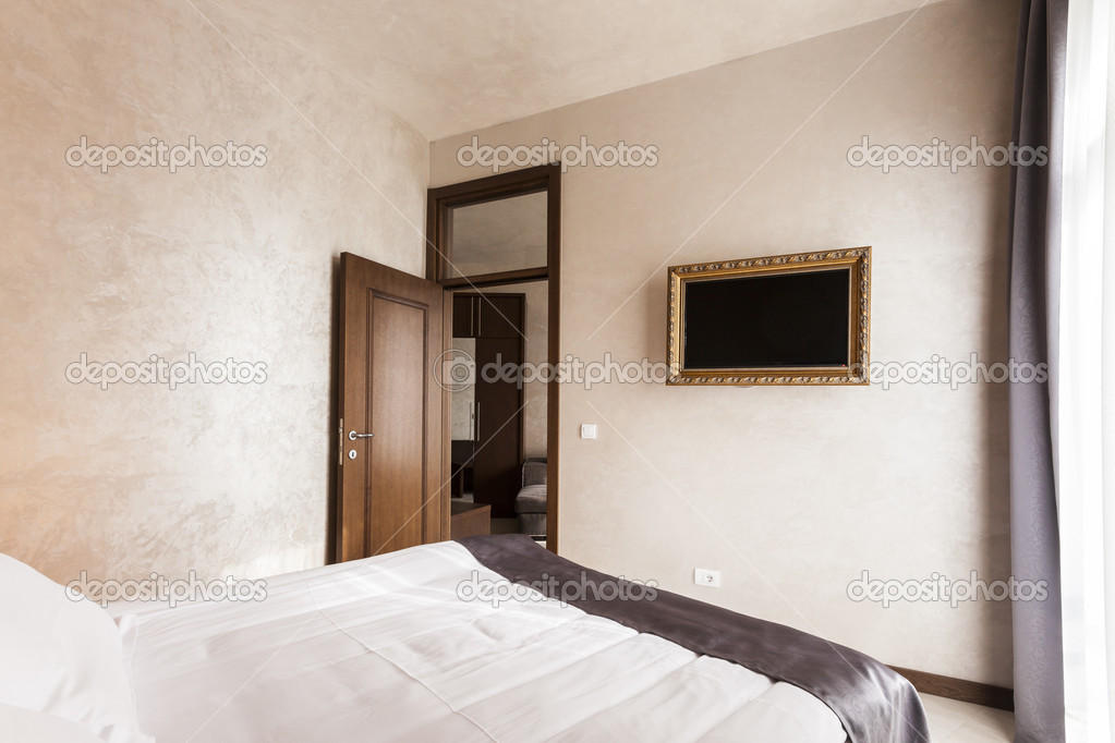 moderne Schlafzimmer mit tv in Bilderrahmen — Stockfoto © rilueda ... moderne Schlafzimmer mit tv in Bilderrahmen — Stockfoto © rilueda ...