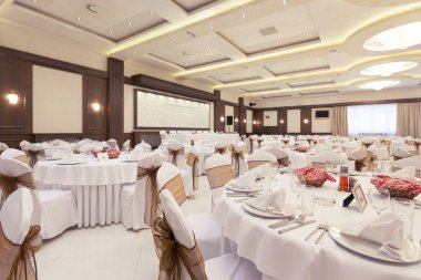 baş tablo temel Ziyafet salonunda Konuklar için