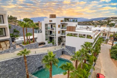 Üstten Görünüm hotel Yüzme Havuzu