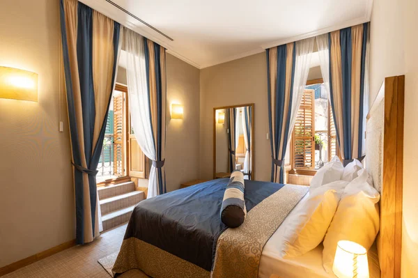 Interior Quarto Hotel Luxo — Fotografia de Stock