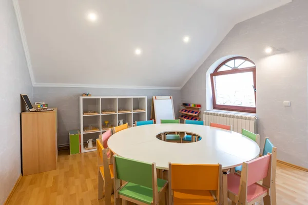 Intérieur Une Maternelle Montessori — Photo