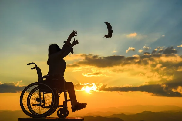 Vrouwen Die Niet Kunnen Lopen Obstakels Verwijderen — Stockfoto