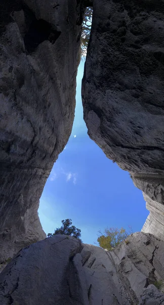 Lugares Misteriosos Inusuales Las Montañas Salvajes Región Mediterránea — Foto de Stock