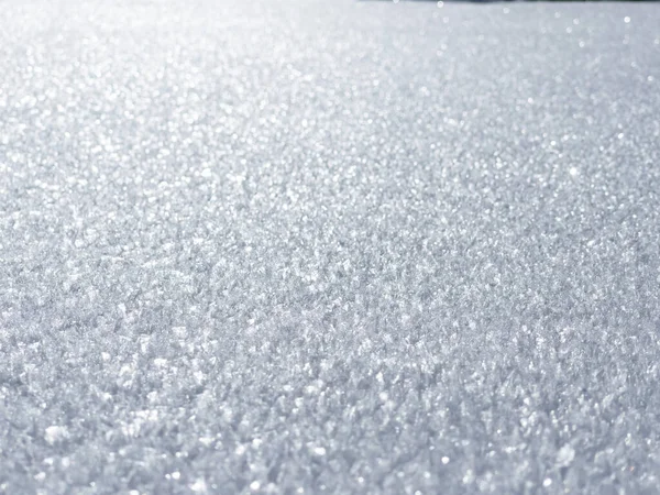 Die Schönheit Der Glitzernd Wirkenden Schnee Textur — Stockfoto
