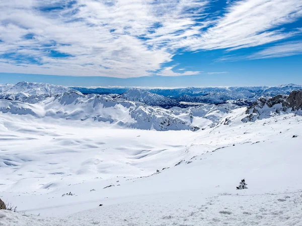 Montanhas Mais Populares Tauro Médio Magníficas Paisagens Inverno — Fotografia de Stock