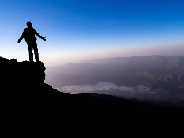Mount Damavand Summit Success Adventure Extraordinary Memories — Stockfoto
