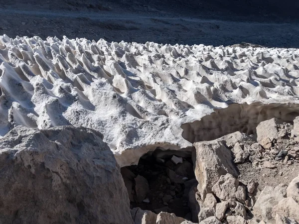 Damavand Mountain Glacial Landscapes Snowforms — Foto de Stock