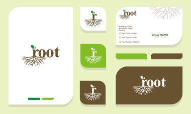 kök logo tasarım vektörü