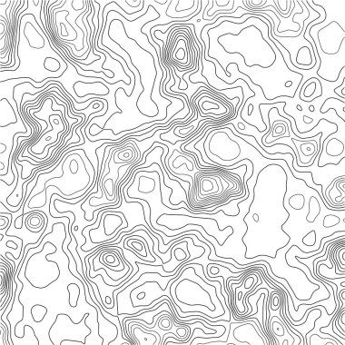 Doğrusal grafikler.Topografik harita. Topografik arka plan. Vektör çizimi. Izgara haritası.