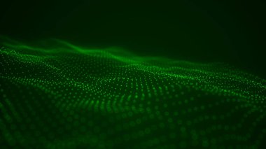 Büyük Data görselleştirme. Veri teknolojisi çizimi. Bilim geçmişi. 3B görüntüleme.