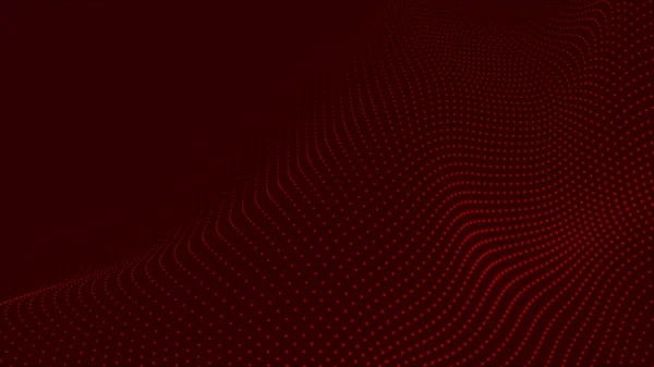 Abstract Digital Wave Particles Futuristic Point Wave Technology Background Vector — Image vectorielle