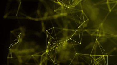 Technology background. Abstract digital combination dots and lines. Network connection structure. 3d. 4k.