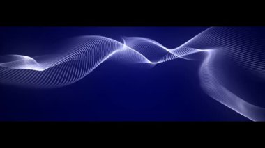 Technology background. Abstract digital combination dots. Network connection structure. 3d Widescreen. 3D rendering. 4k animation.