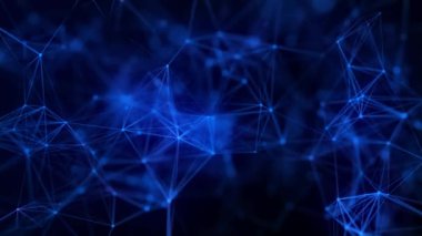 Technology background. Abstract digital combination dots and lines. Network connection structure. 3d. 4k