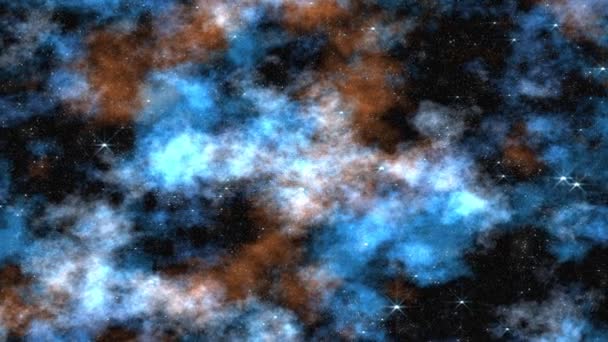 Exploración Inconsútil Galaxias Bucle Través Del Espacio Exterior Hacia Galaxia — Vídeos de Stock