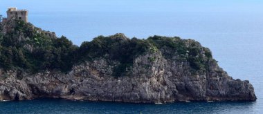 Akdeniz adasının manzarası, Avrupa 'nın en çok ziyaret edilen yeri.