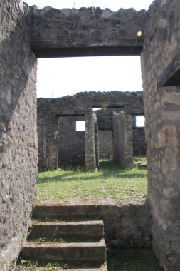 Eski şehrin harabeleri.