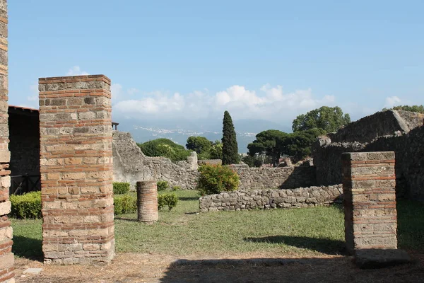 イタリアのポンペイの古代都市の遺跡 — ストック写真