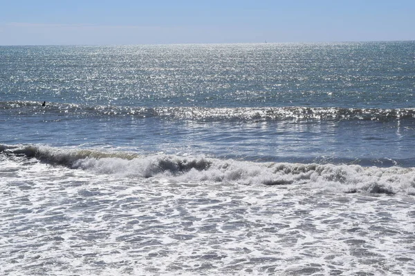 Valuri Mare Apa Coastă — Fotografie, imagine de stoc