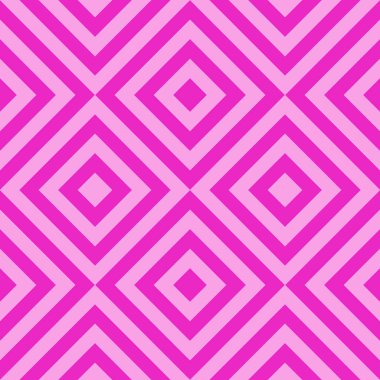 Geometri eşkenar dörtgeni zig zag vektörü dikişsiz desen, pembe renkli herringbone çizgi süslemesi flanel tartan düz kumaş baskısı, duvar kağıdı ve kağıt ambalajı için soyut arkaplan çizimi