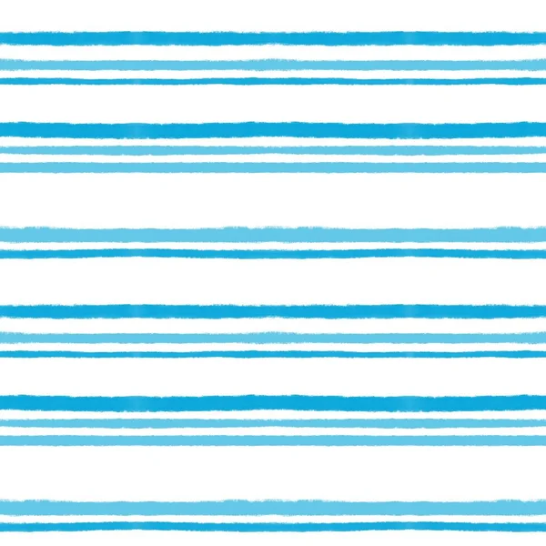 Illustration seamless patterns drawing of blue line striped plaid repeat pattern with rough blush, on white background for fashion fabric textiles, wallpaper, paper wrapping