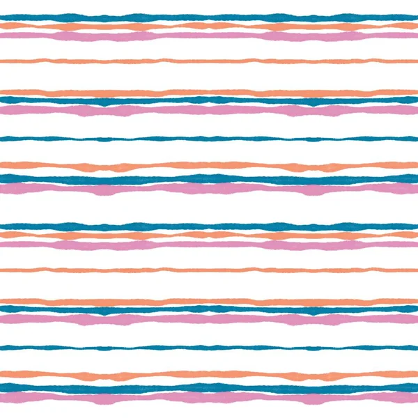 Illustration seamless patterns drawing of green, yellow, orange line striped plaid repeat pattern with rough blush, on white background for fashion fabric textiles, wallpaper, paper wrapping