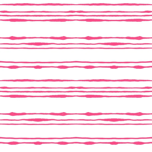 Иллюстрация Бесшовные Узоры Рисование Розовой Линии Полосатой Клетчатой Повторяющийся Узор — стоковое фото