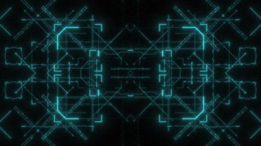 Canlandırılmış gelecek HUD teknolojisi arkaplan görüntüsü