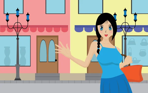 Kız alışveriş at