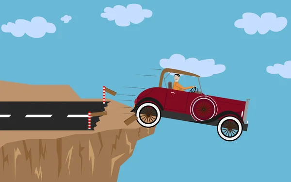 adam arabasıyla kaza