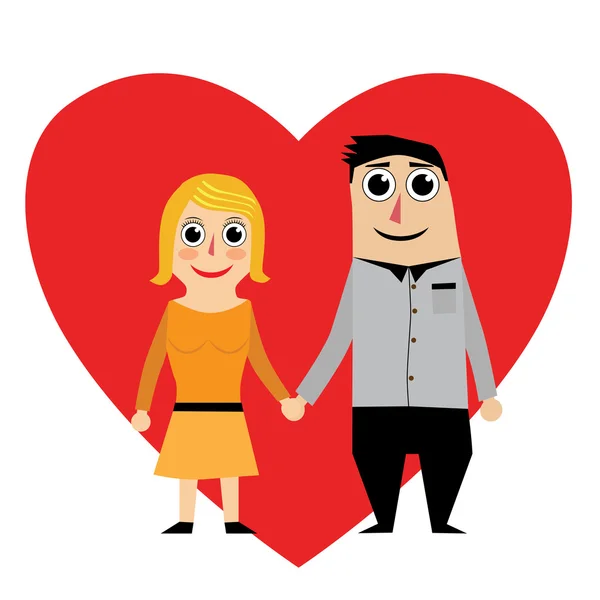 Birbirine aşık çift