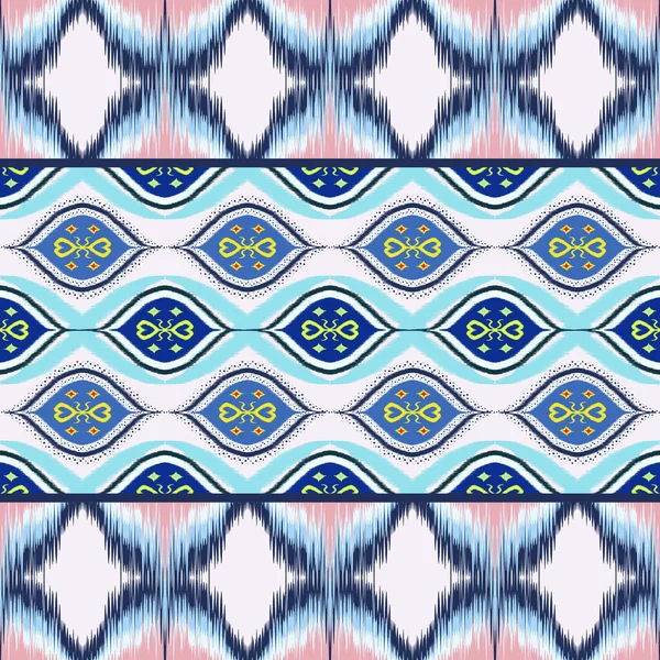 Ikat Pattern Geometric Pattern Line Pattern Abstract Backgroun — 스톡 사진