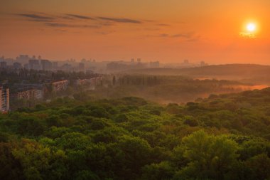 Şafakta Şehir Manzarası